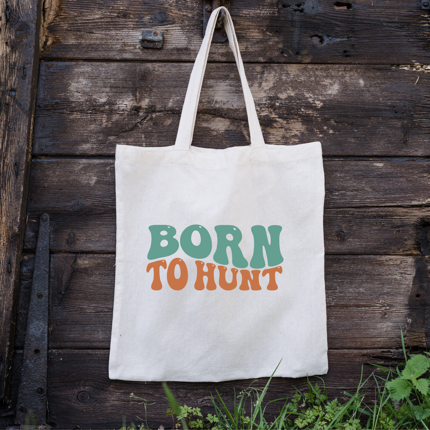 Born To Hunt Tote Bag, Hunting Tote, Reusable Bag, Hunting Gift Tote Bag