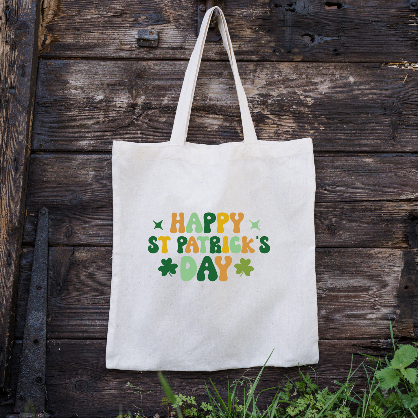 Happy St Patricks Day Tote Bag, Reusable Tote Bag, St Patricks Day Tote Bag