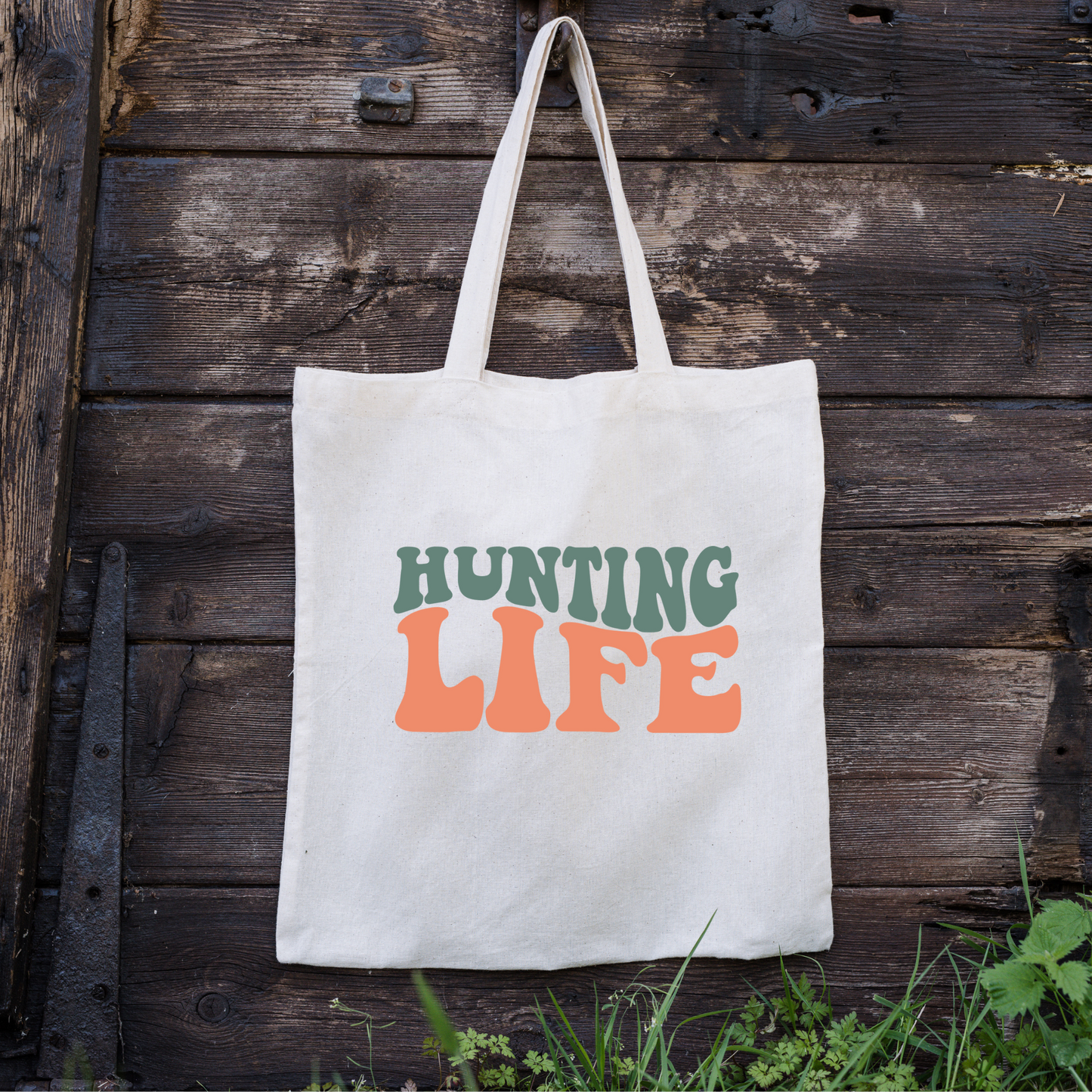 Hunting Life Tote Bag, Hunting Tote, Reusable Bag, Hunting Gift Tote Bag