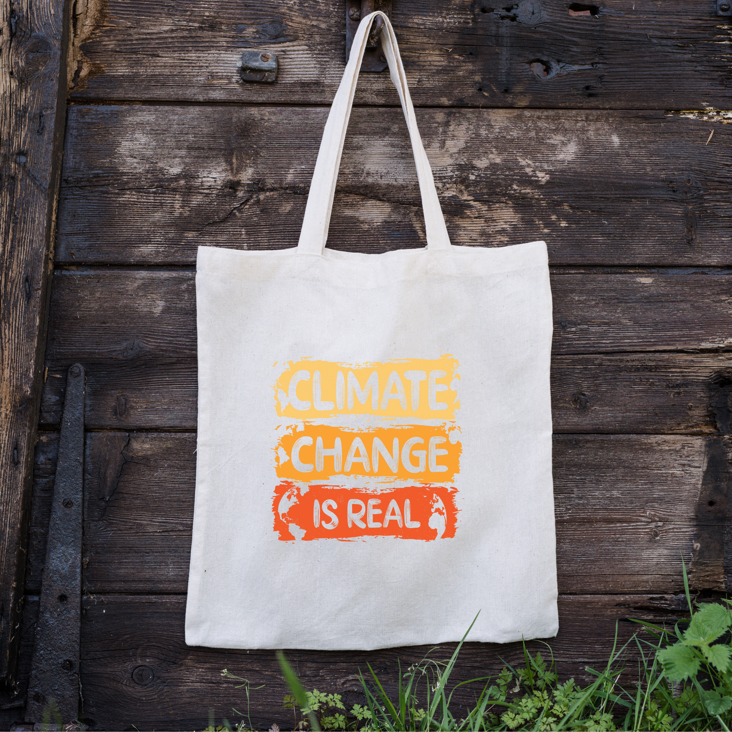 Climate Change Is Real Tote Bag, Conservation Tote Bag, Reusable Tote Bag, Environmental  Tote Bag