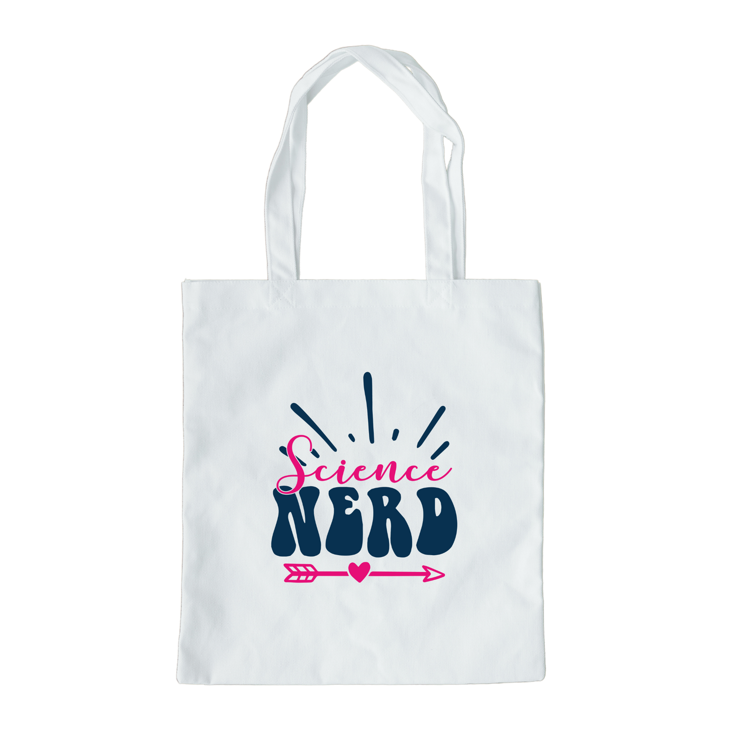 Science Nerd Tote Bag, Reusable Canvas Tote