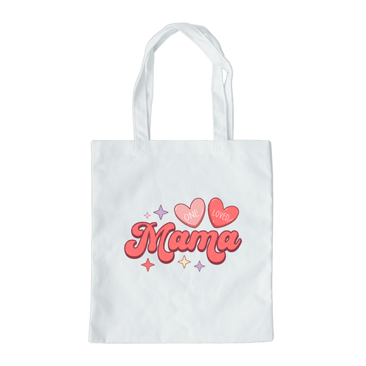 Mama Tote Bag, Reusable Tote Bag, Valentines Day Tote Bag