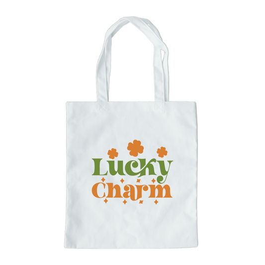 Lucky Charm Tote Bag, Reusable Tote Bag, St Patricks Day Tote Bag