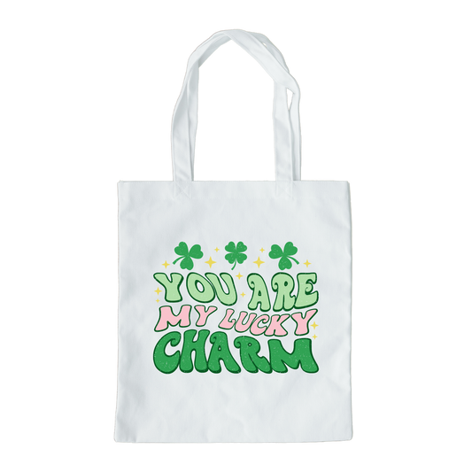 You Are My Lucky Charm Tote Bag, Reusable Tote Bag, St Patricks Day Tote Bag