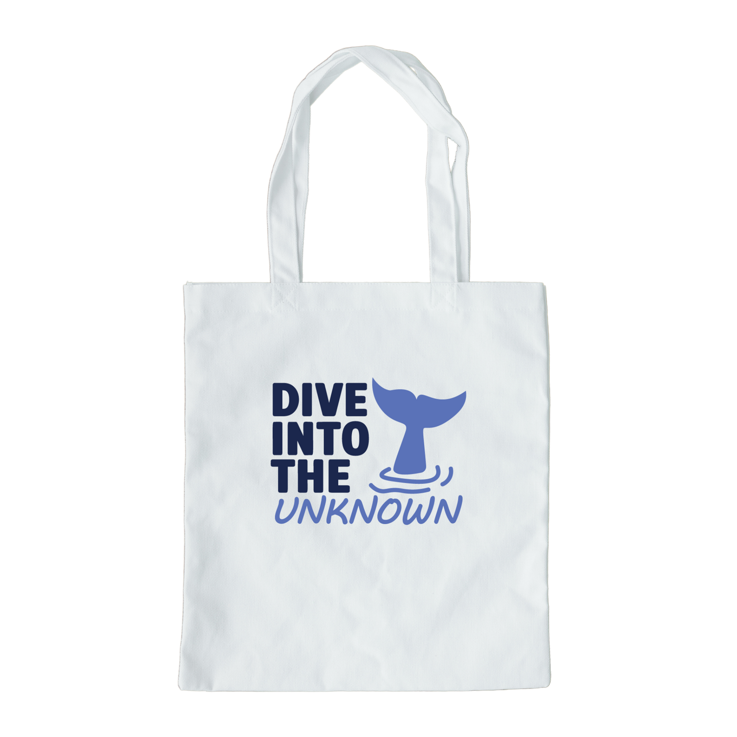 Dive Into The Unknown Tote Bag, Conservation Tote Bag, Reusable Tote Bag, Whale Tote Bag