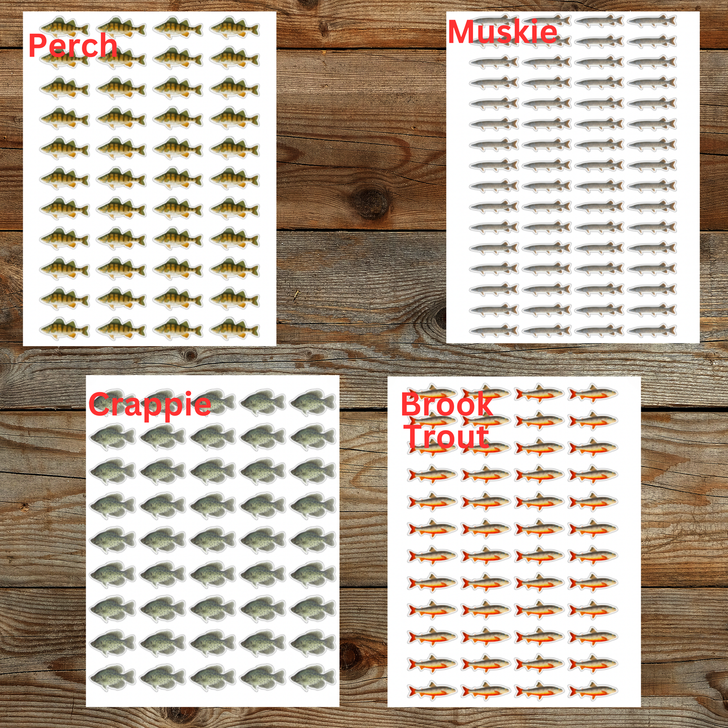 Lake Fish Sticker Sheet