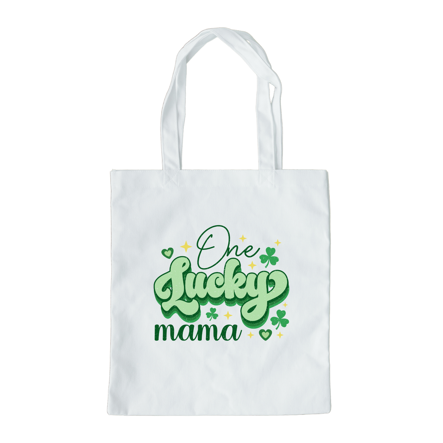 One Lucky Mama Tote Bag, Reusable Tote Bag, St Patricks Day Tote Bag