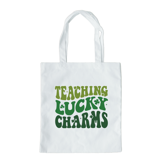 Teaching Lucky Charms Tote Bag, Reusable Tote Bag, St Patricks Day Tote Bag