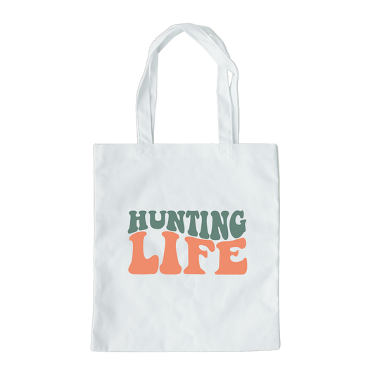 Hunting Life Tote Bag, Hunting Tote, Reusable Bag, Hunting Gift Tote Bag