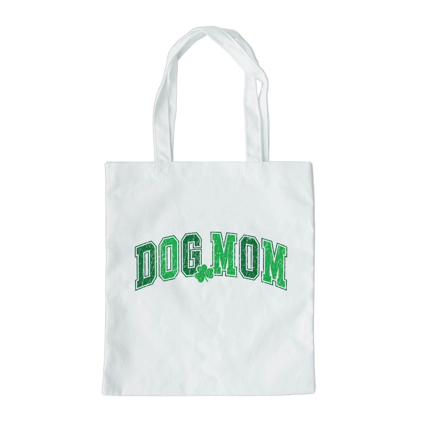 Dog Mom Tote Bag, Reusable Tote Bag, St Patricks Day Tote Bag