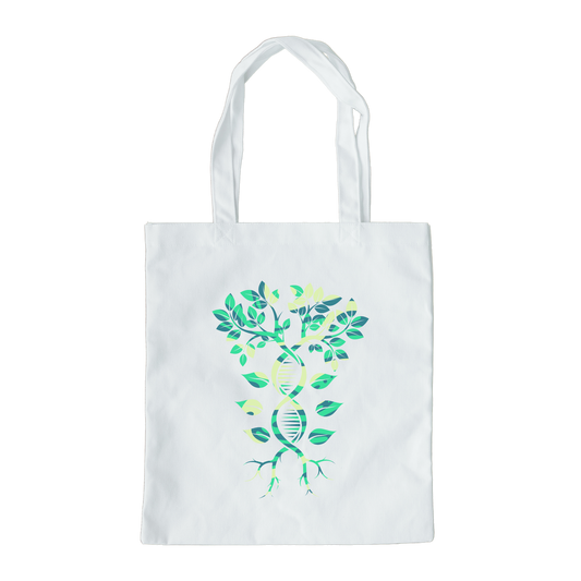 DNA Tree Tote Bag, Conservation Tote Bag, Reusable Tote Bag, Tree of Life Tote Bag