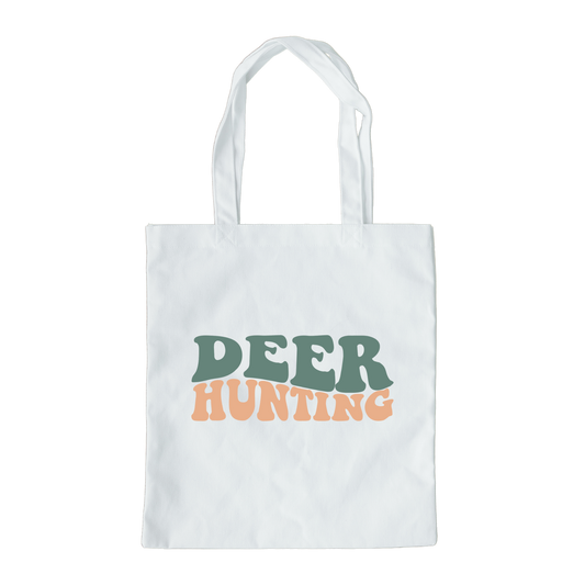 Deer Hunting Tote Bag, Hunting Tote, Reusable Bag, Deer Hunting Gift Tote Bag