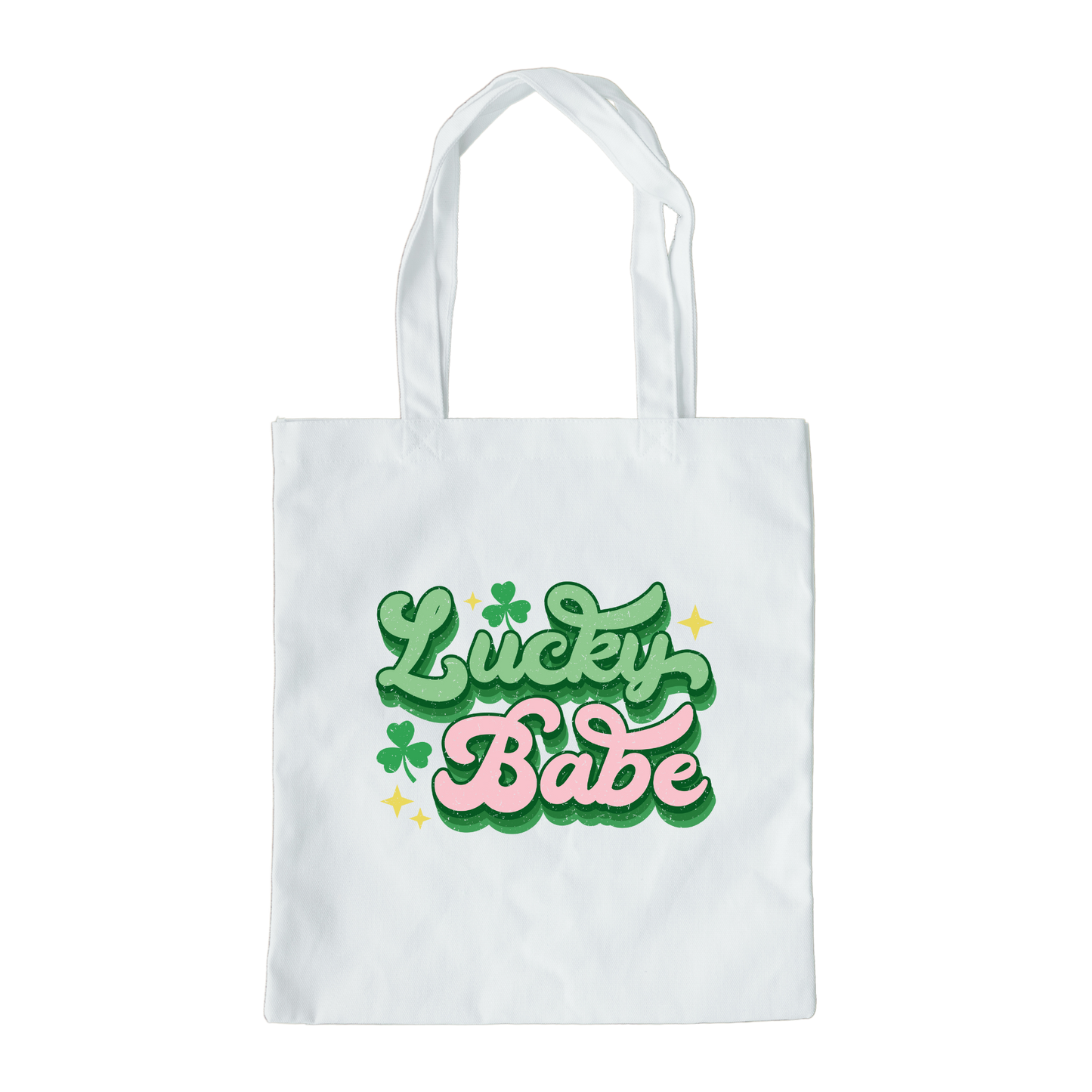 Lucky Babe Tote Bag, Reusable Tote Bag, St Patricks Day Tote Bag