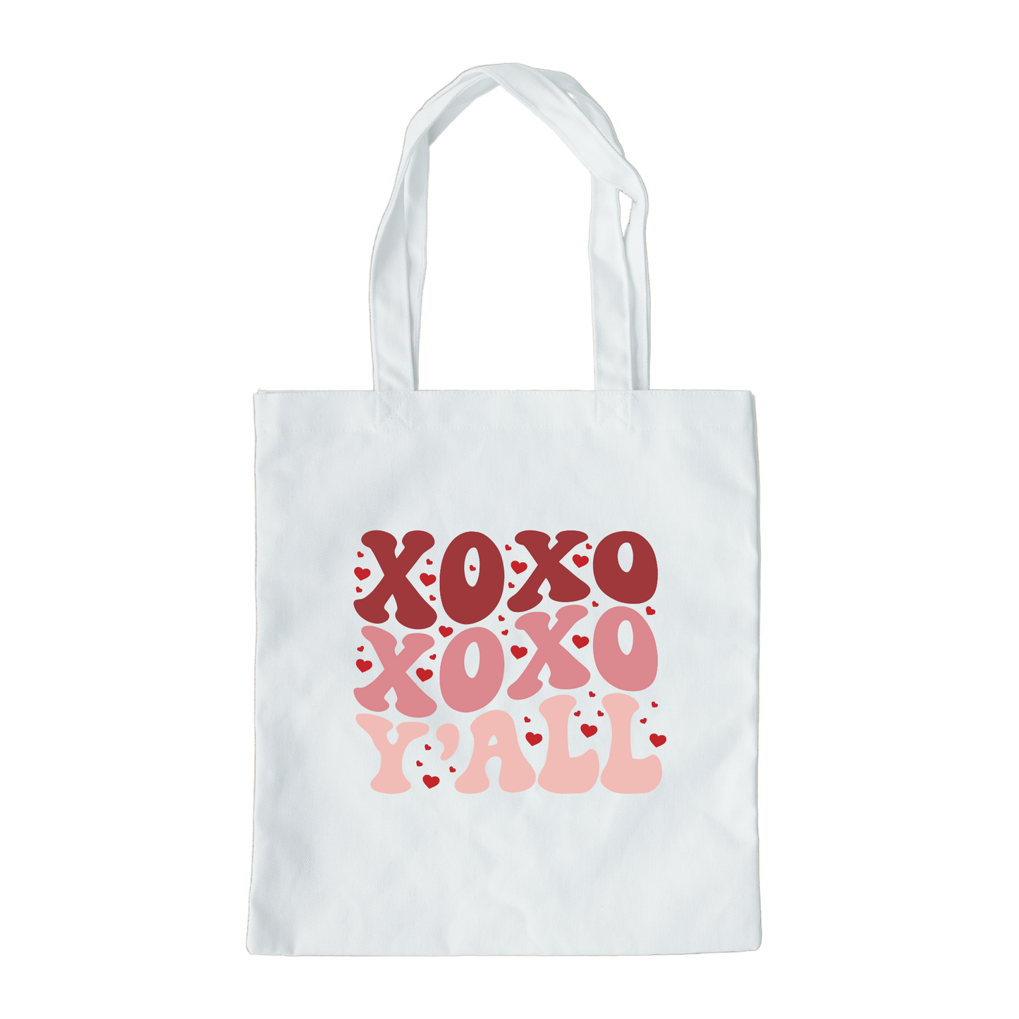 XOXO Yall Tote Bag, Reusable Tote Bag, Valentines Day Tote Bag