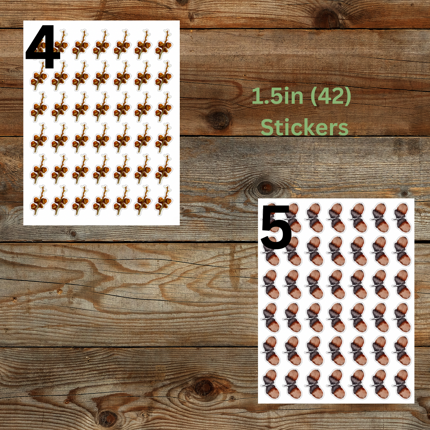 Acorn Sticker Sheet