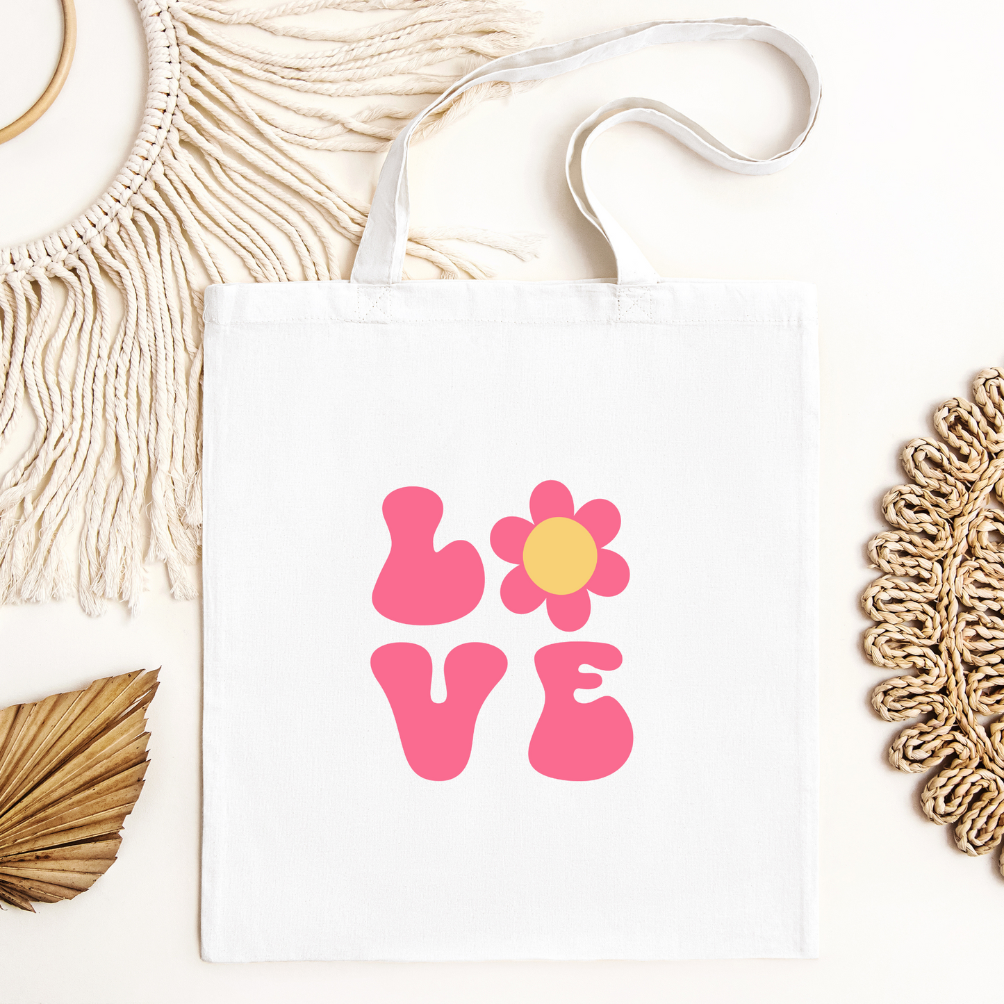 Love Tote Bag, Reusable Tote Bag, Valentines Day Tote Bag