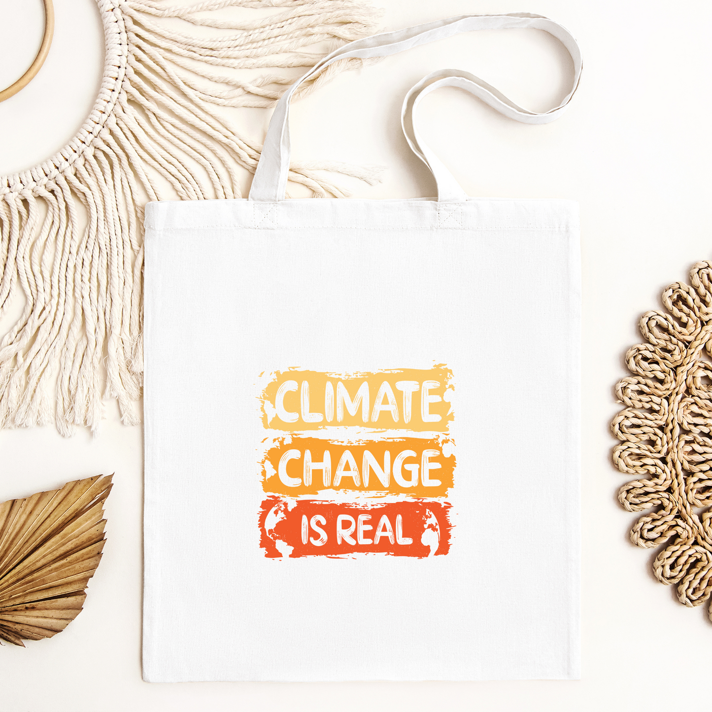 Climate Change Is Real Tote Bag, Conservation Tote Bag, Reusable Tote Bag, Environmental  Tote Bag