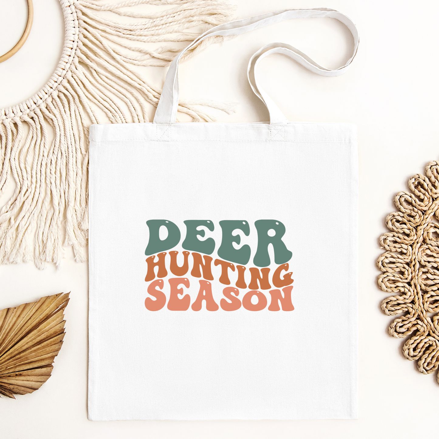 Deer Hunting Season Tote Bag, Hunting Tote, Reusable Bag, Deer Hunting Gift Tote Bag