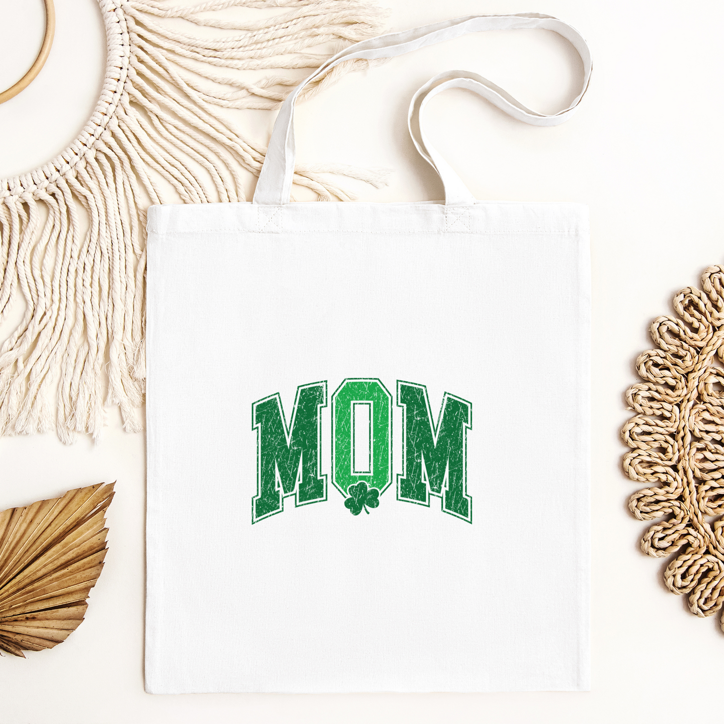 Mom Tote Bag, Reusable Tote Bag, St Patricks Day Tote Bag