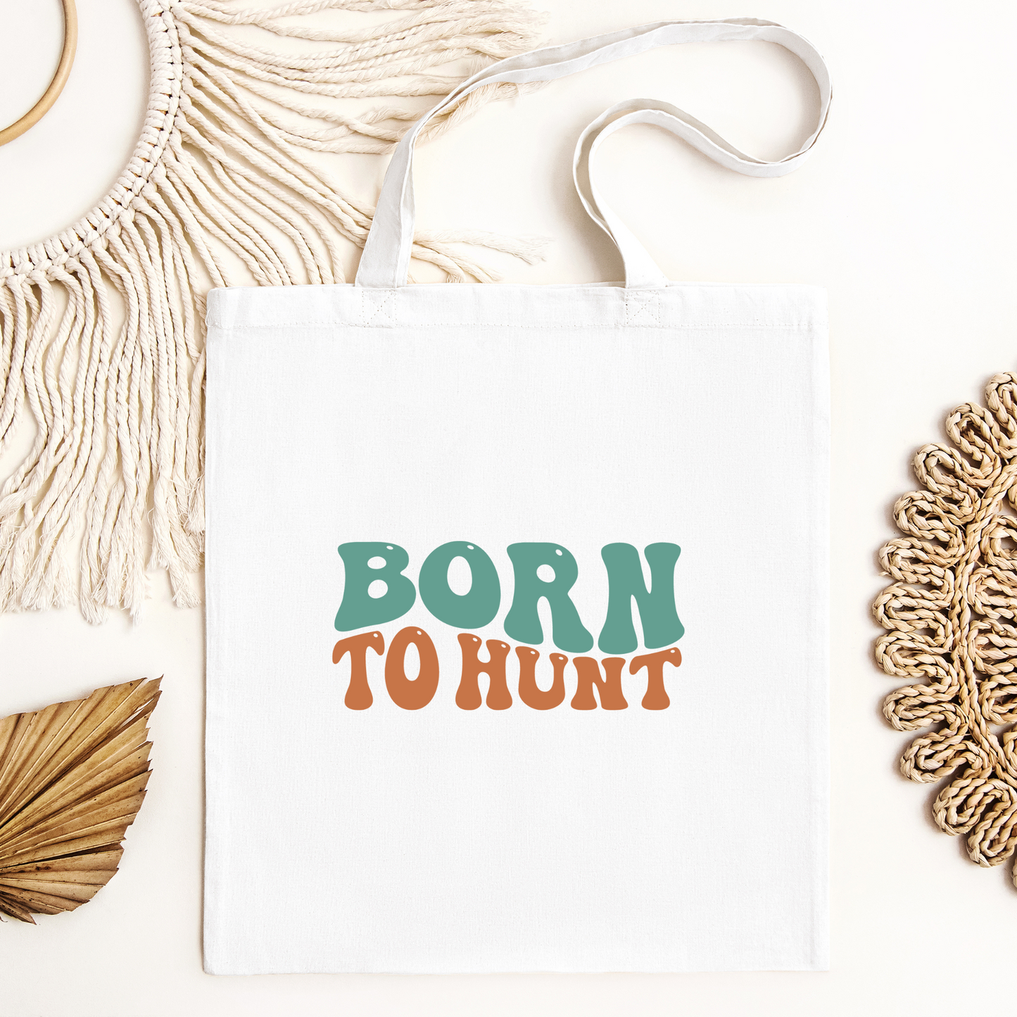 Born To Hunt Tote Bag, Hunting Tote, Reusable Bag, Hunting Gift Tote Bag