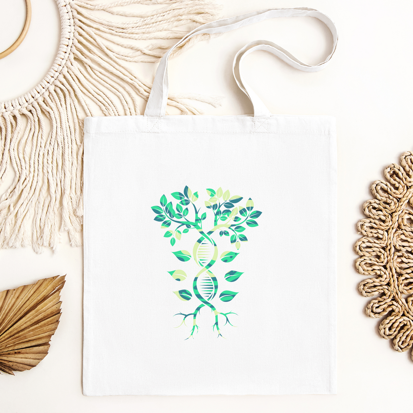 DNA Tree Tote Bag, Conservation Tote Bag, Reusable Tote Bag, Tree of Life Tote Bag