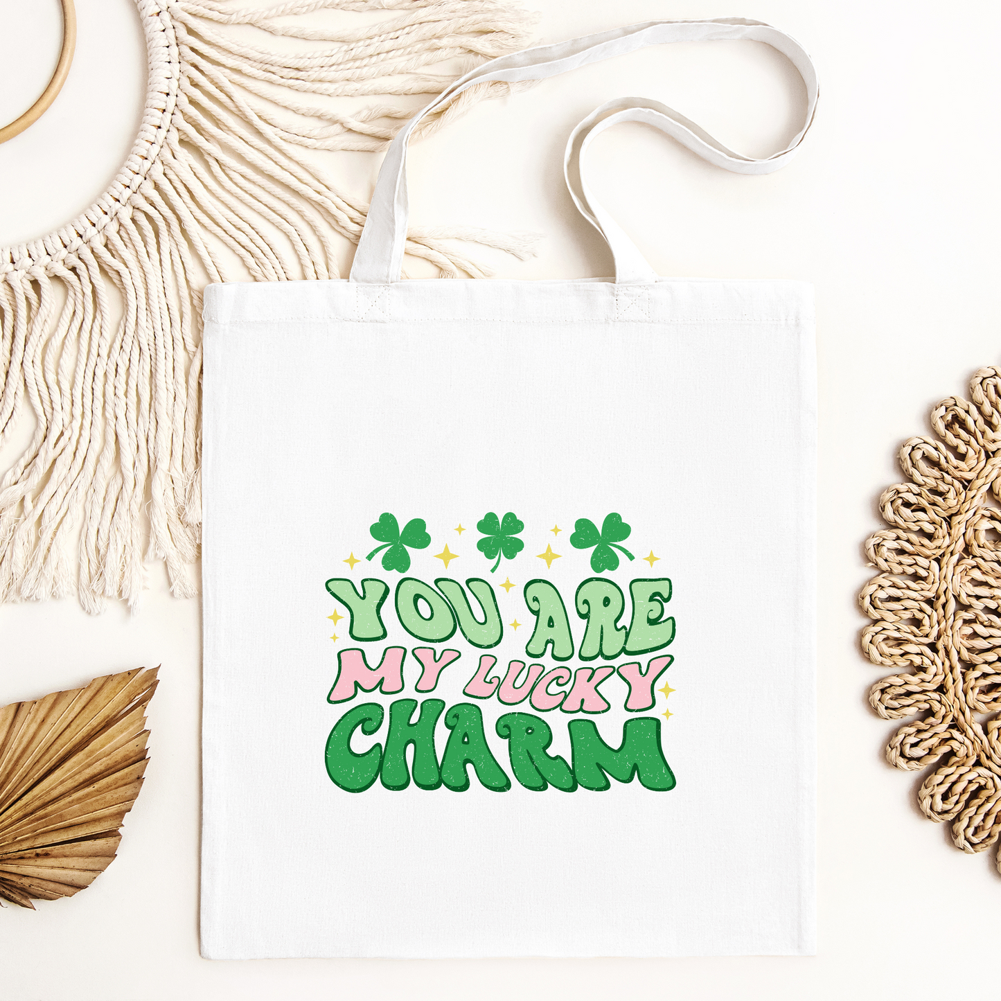 You Are My Lucky Charm Tote Bag, Reusable Tote Bag, St Patricks Day Tote Bag