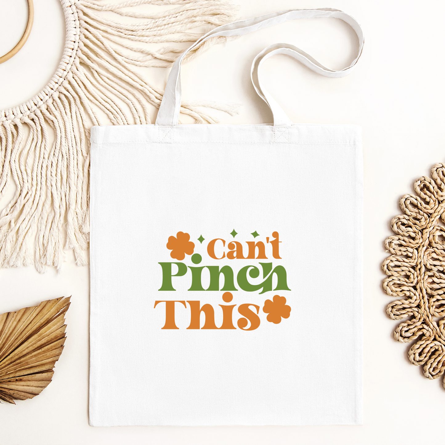 Cant Pinch This Tote Bag, Reusable Tote Bag, St Patricks Day Tote Bag