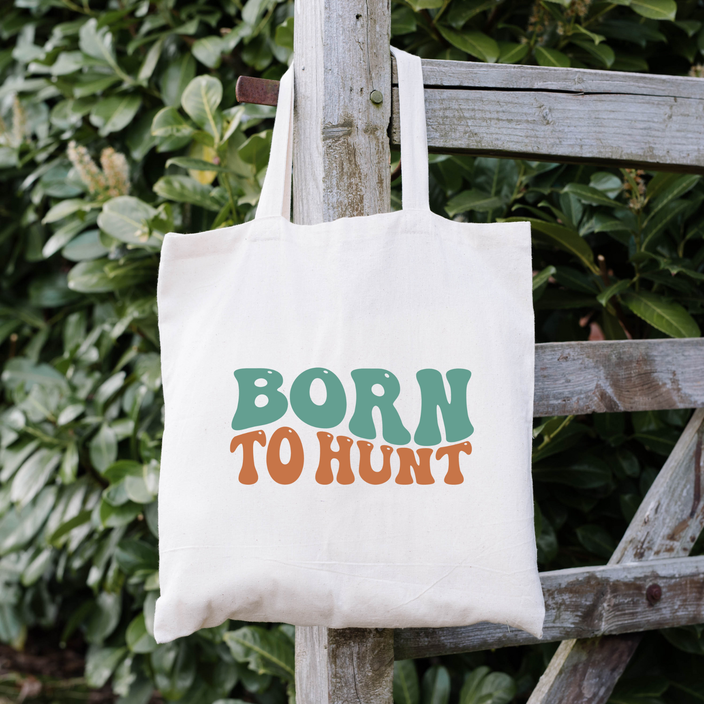 Born To Hunt Tote Bag, Hunting Tote, Reusable Bag, Hunting Gift Tote Bag