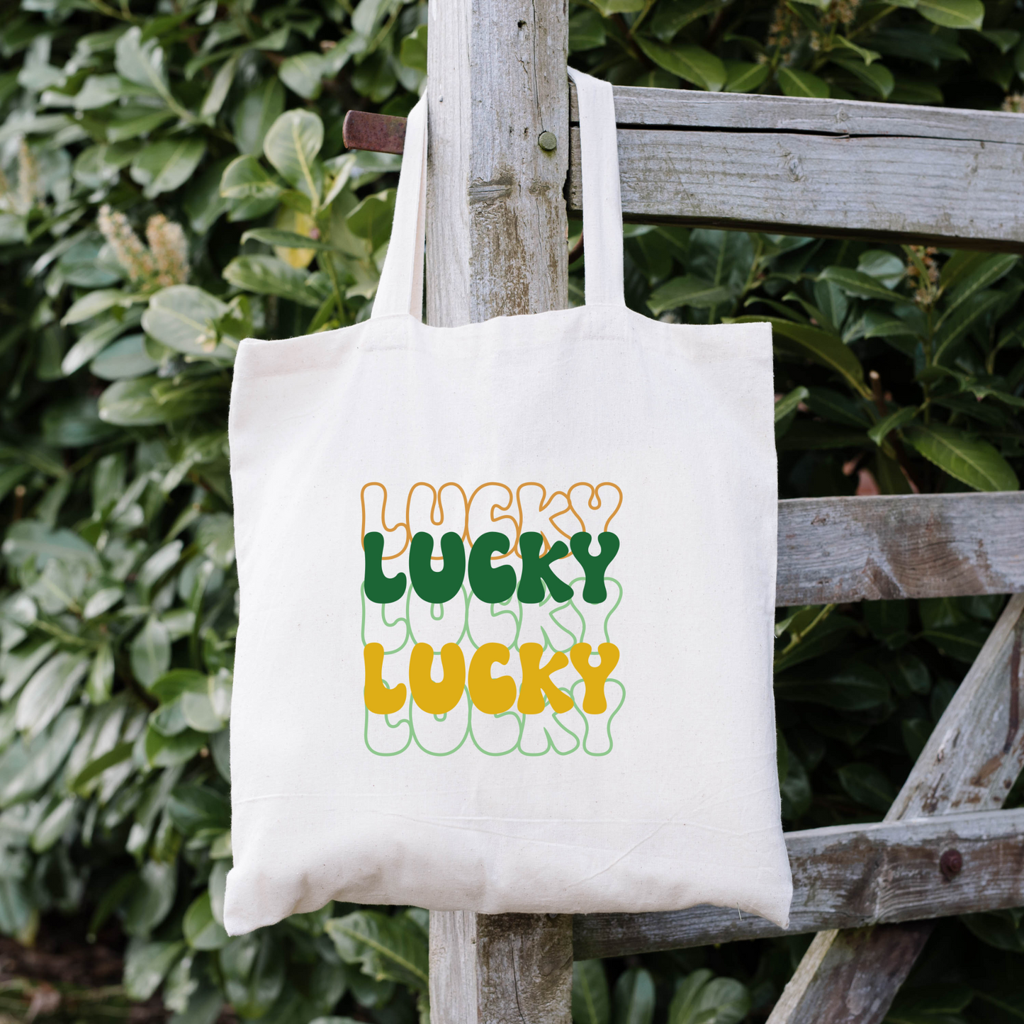 Lucky Tote Bag, Reusable Tote Bag, St Patricks Day Tote Bag