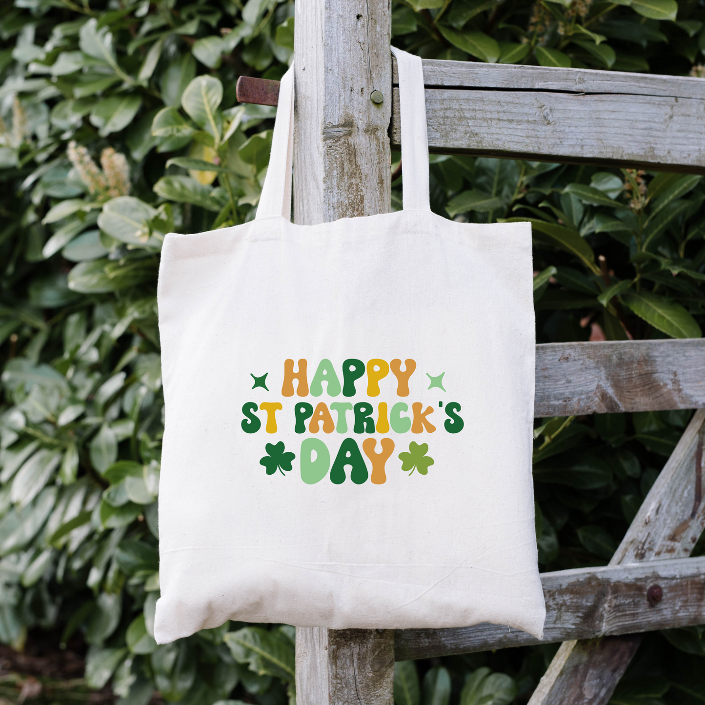 Happy St Patricks Day Tote Bag, Reusable Tote Bag, St Patricks Day Tote Bag