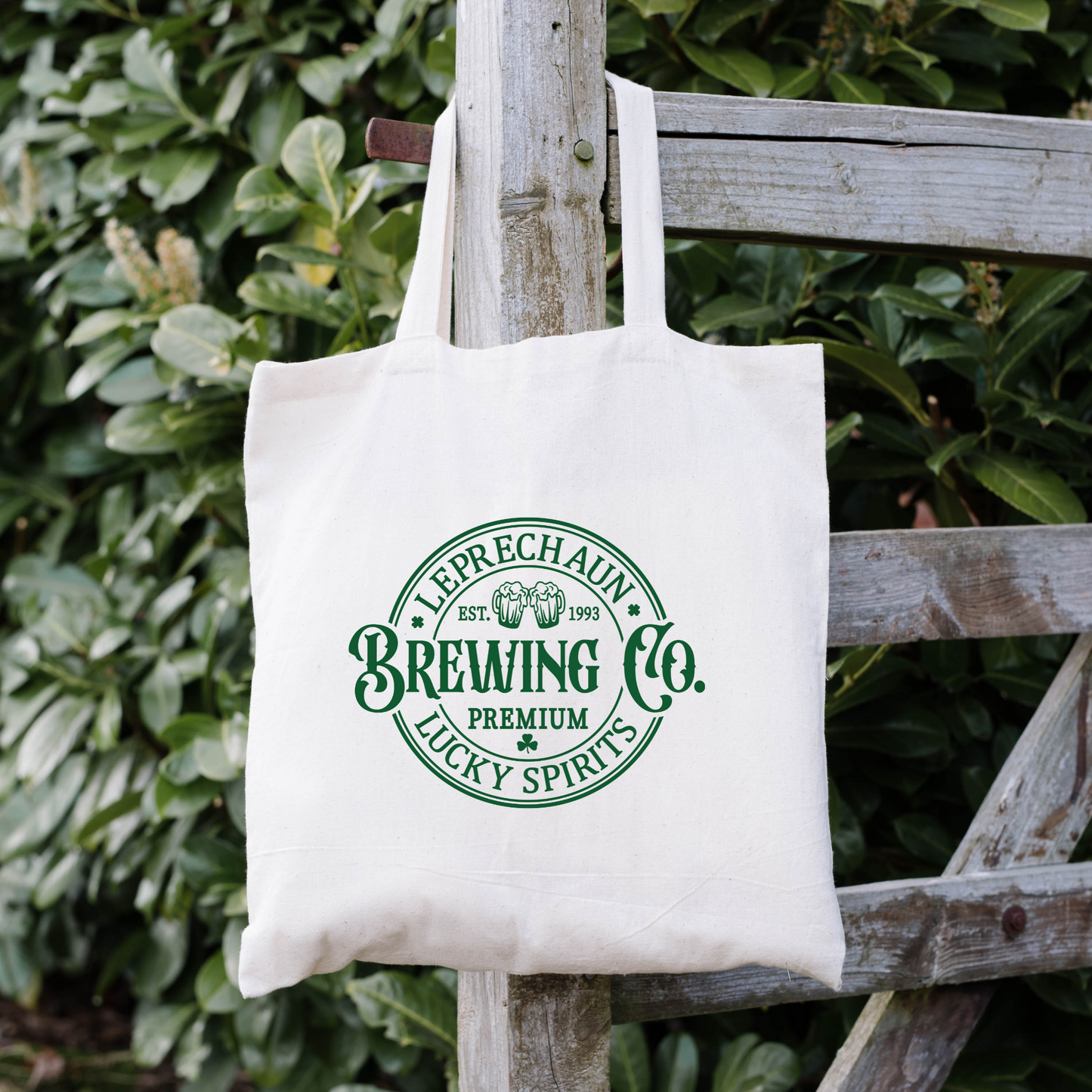 Leprechaun Brewing Co Tote Bag, Reusable Tote Bag, St Patricks Day Tote Bag