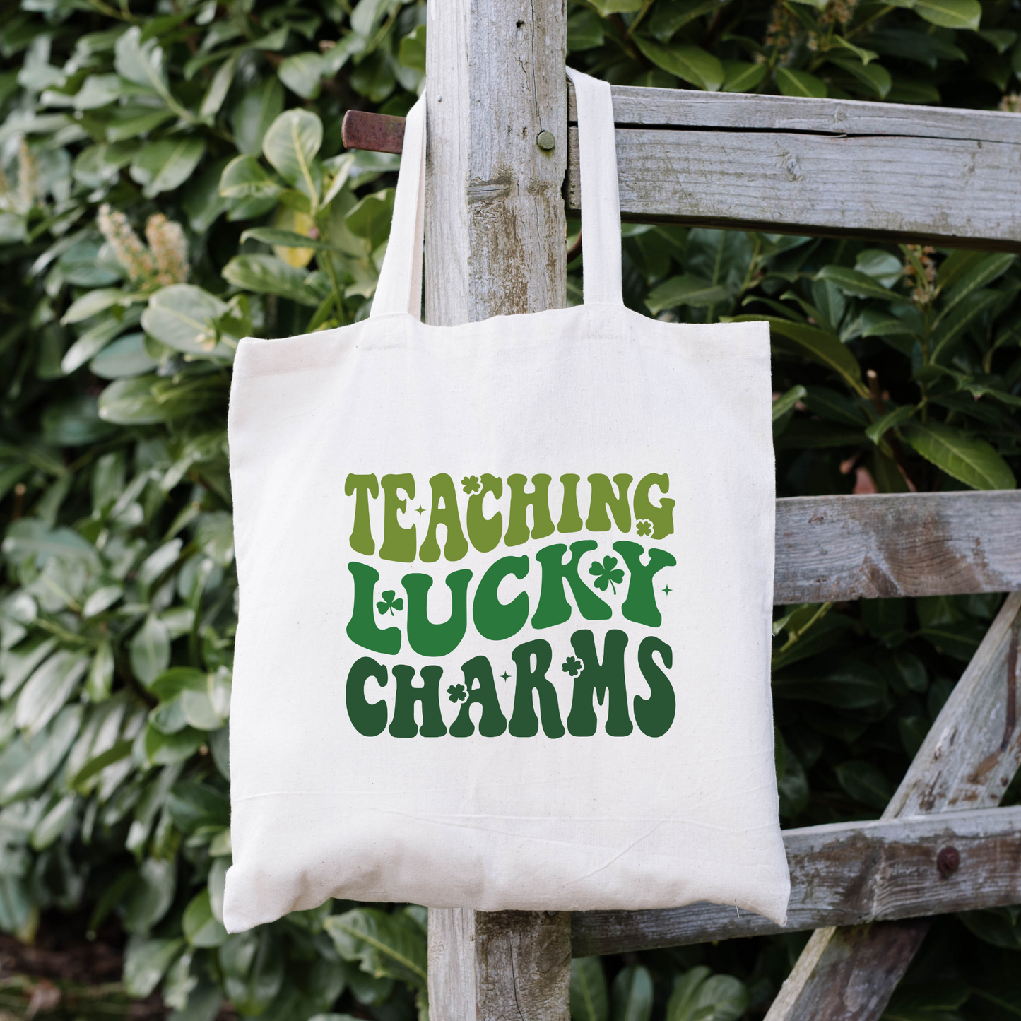 Teaching Lucky Charms Tote Bag, Reusable Tote Bag, St Patricks Day Tote Bag