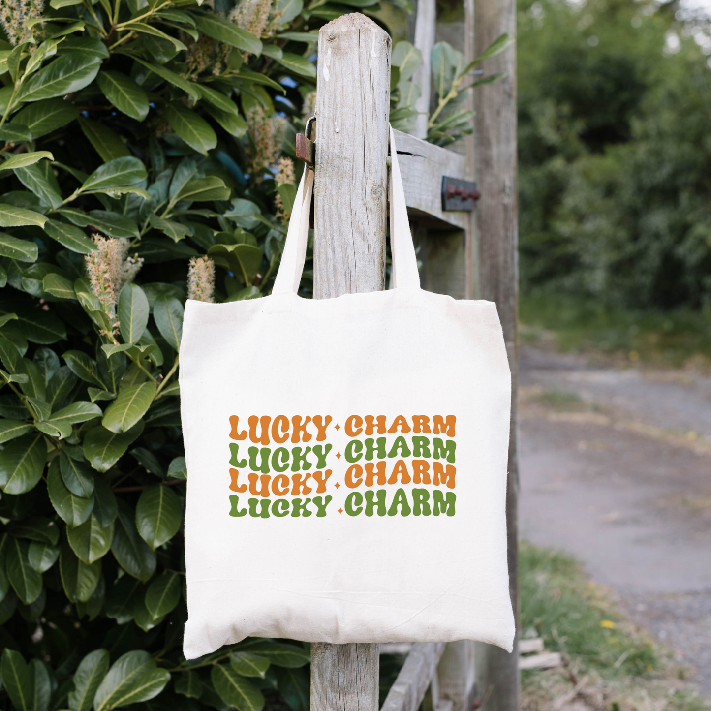 Lucky Charm Tote Bag, Reusable Tote Bag, St Patricks Day Tote Bag