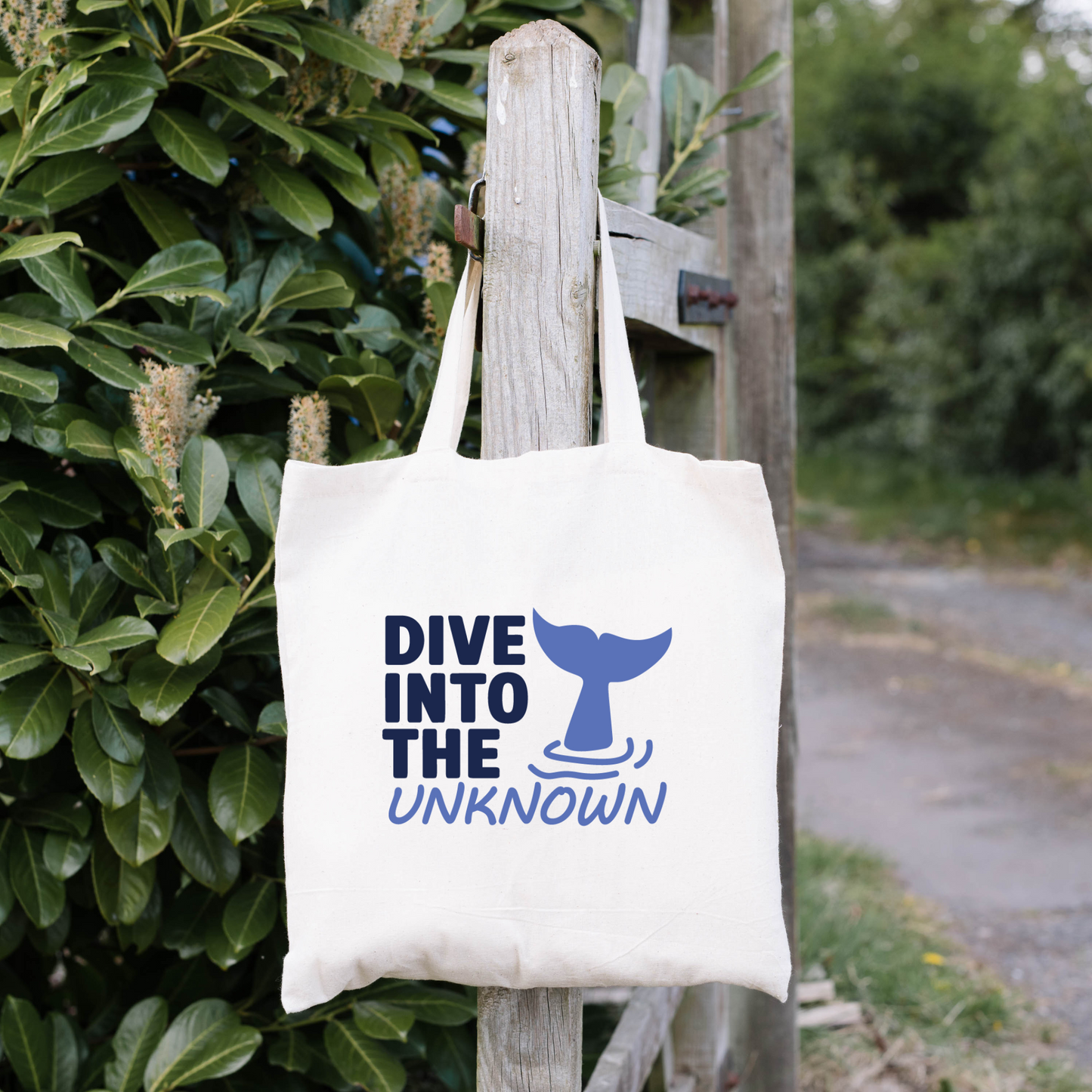 Dive Into The Unknown Tote Bag, Conservation Tote Bag, Reusable Tote Bag, Whale Tote Bag