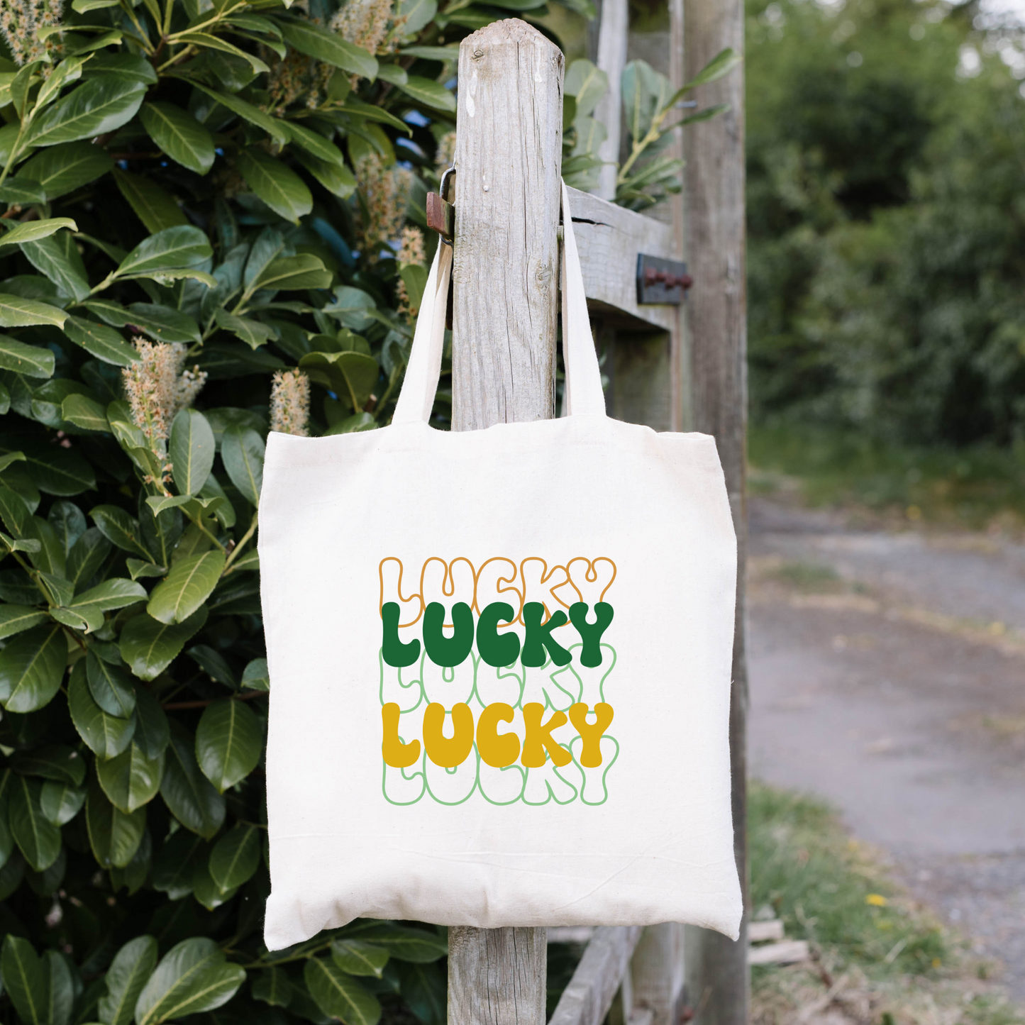 Lucky Tote Bag, Reusable Tote Bag, St Patricks Day Tote Bag