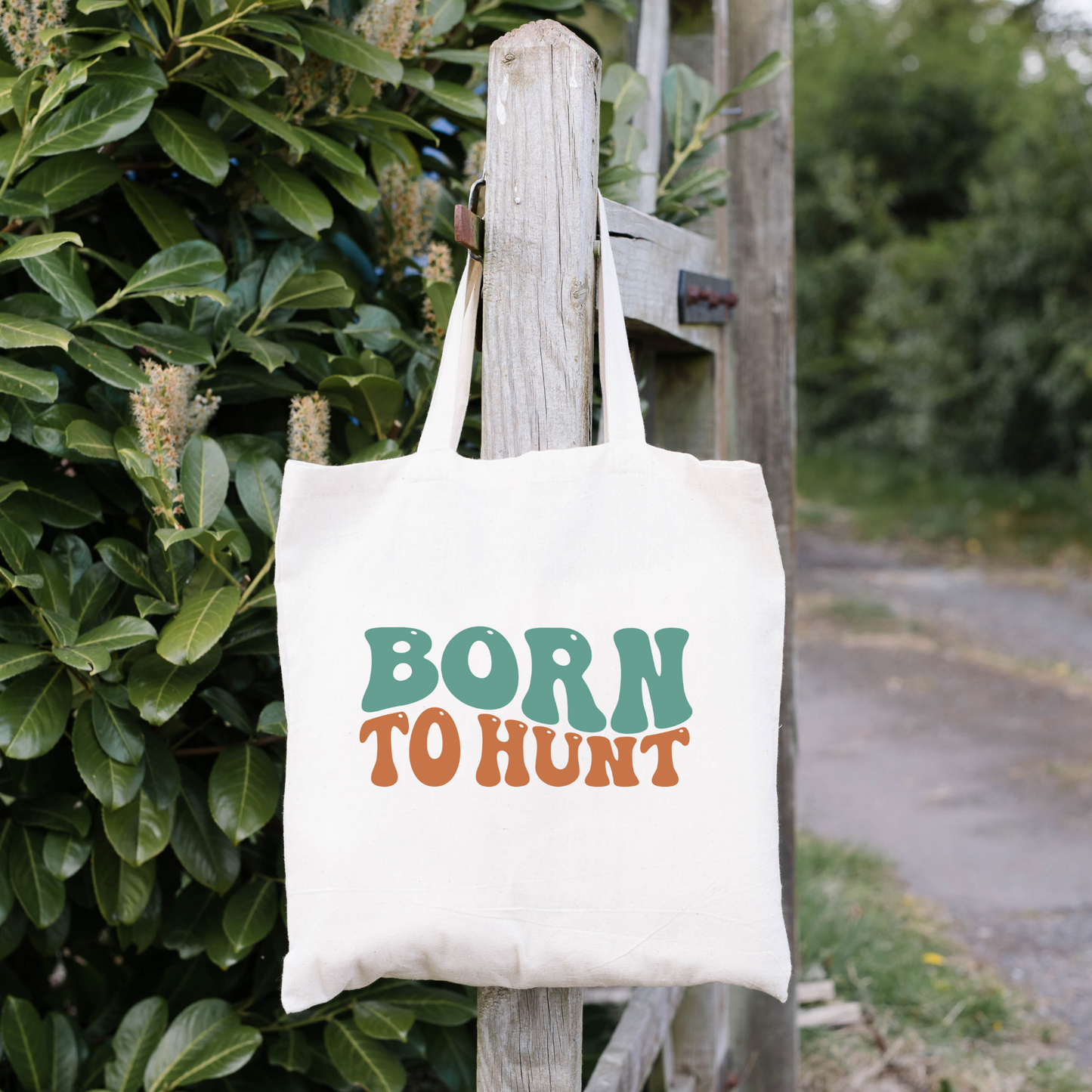 Born To Hunt Tote Bag, Hunting Tote, Reusable Bag, Hunting Gift Tote Bag