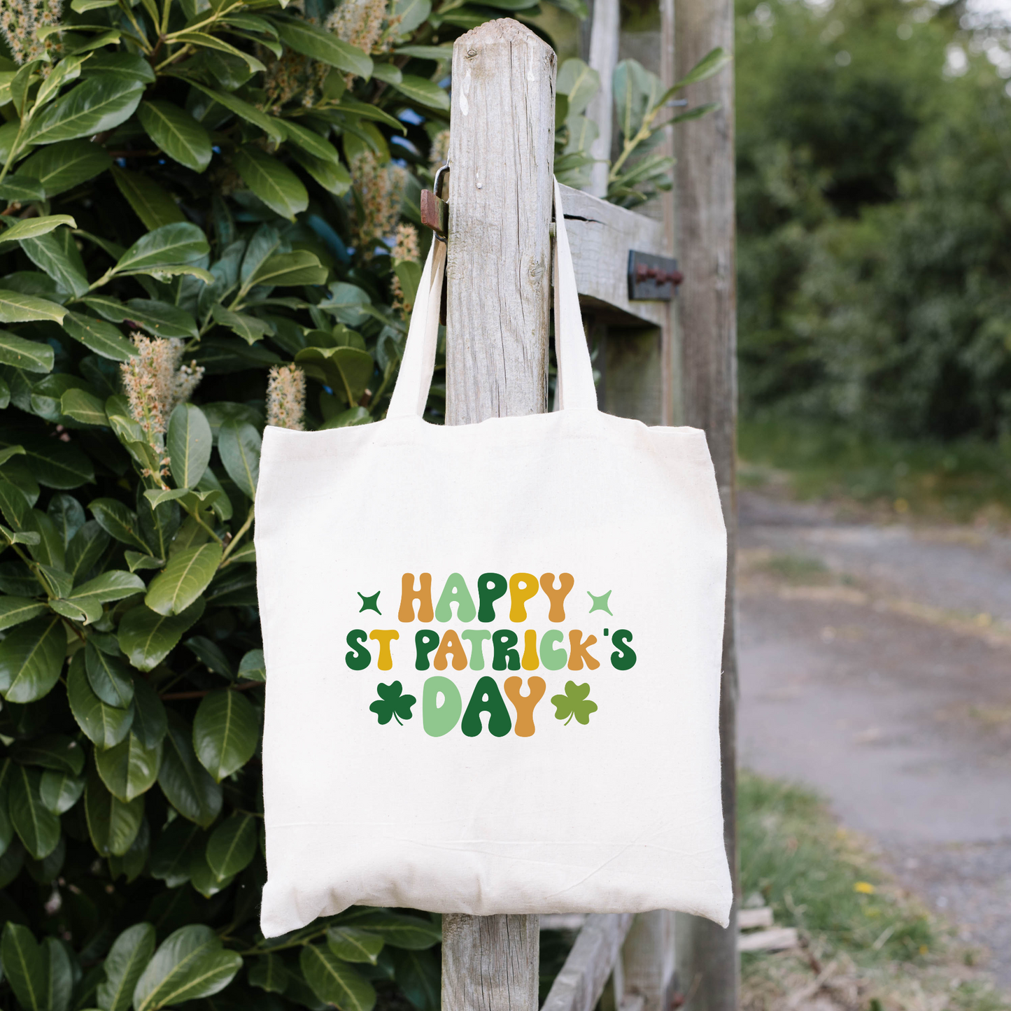 Happy St Patricks Day Tote Bag, Reusable Tote Bag, St Patricks Day Tote Bag