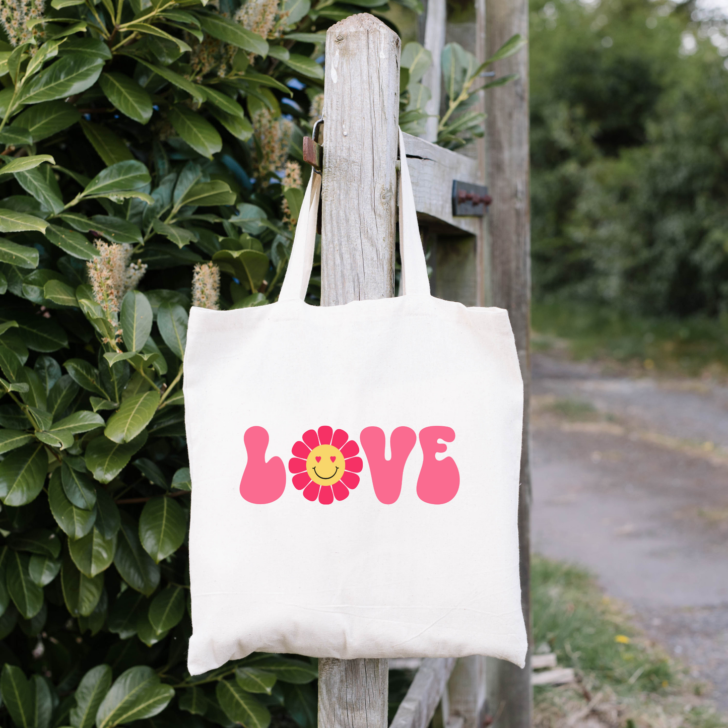 Love Tote Bag, Reusable Tote Bag, Valentines Day Tote Bag