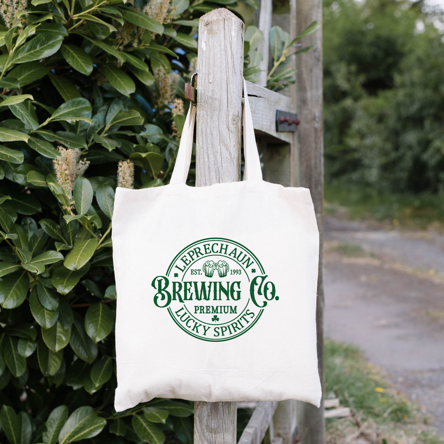 Leprechaun Brewing Co Tote Bag, Reusable Tote Bag, St Patricks Day Tote Bag