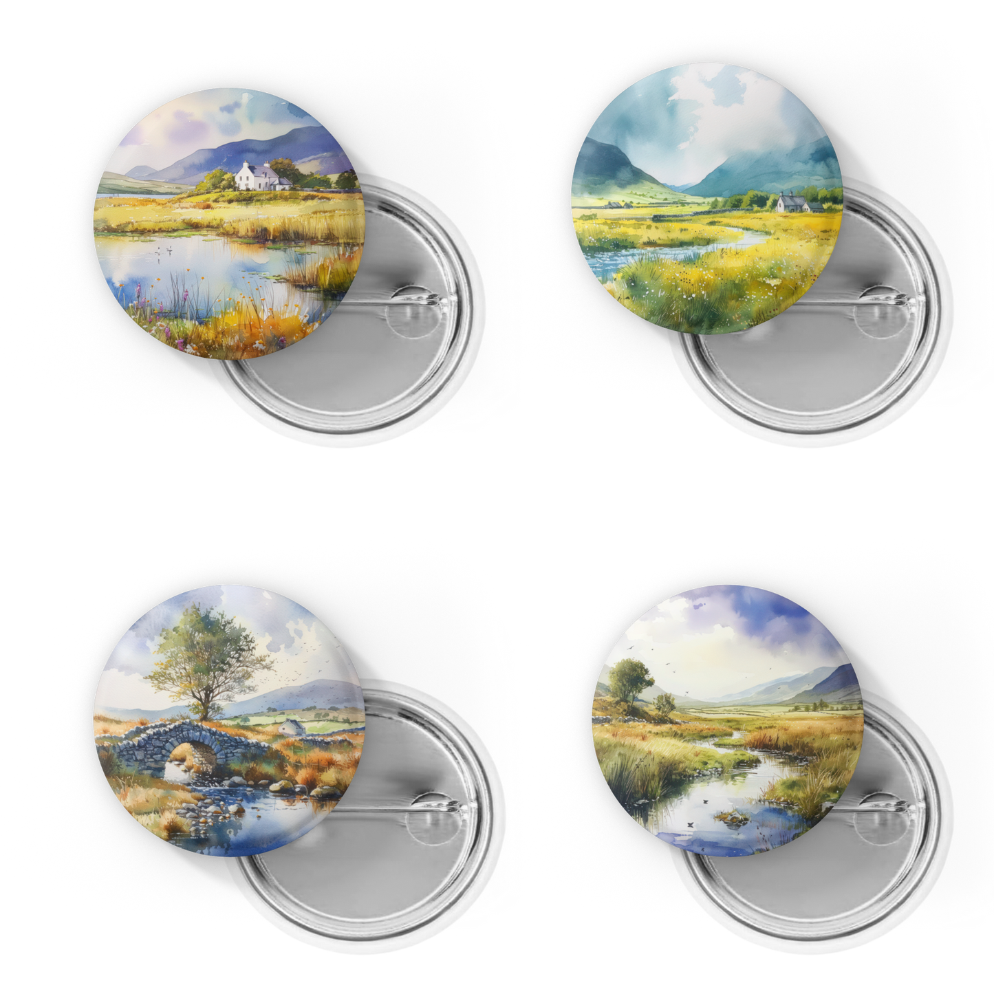 Irish Landscape Pins Mix