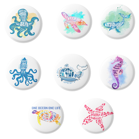 Environmental Ocean Pins Mix