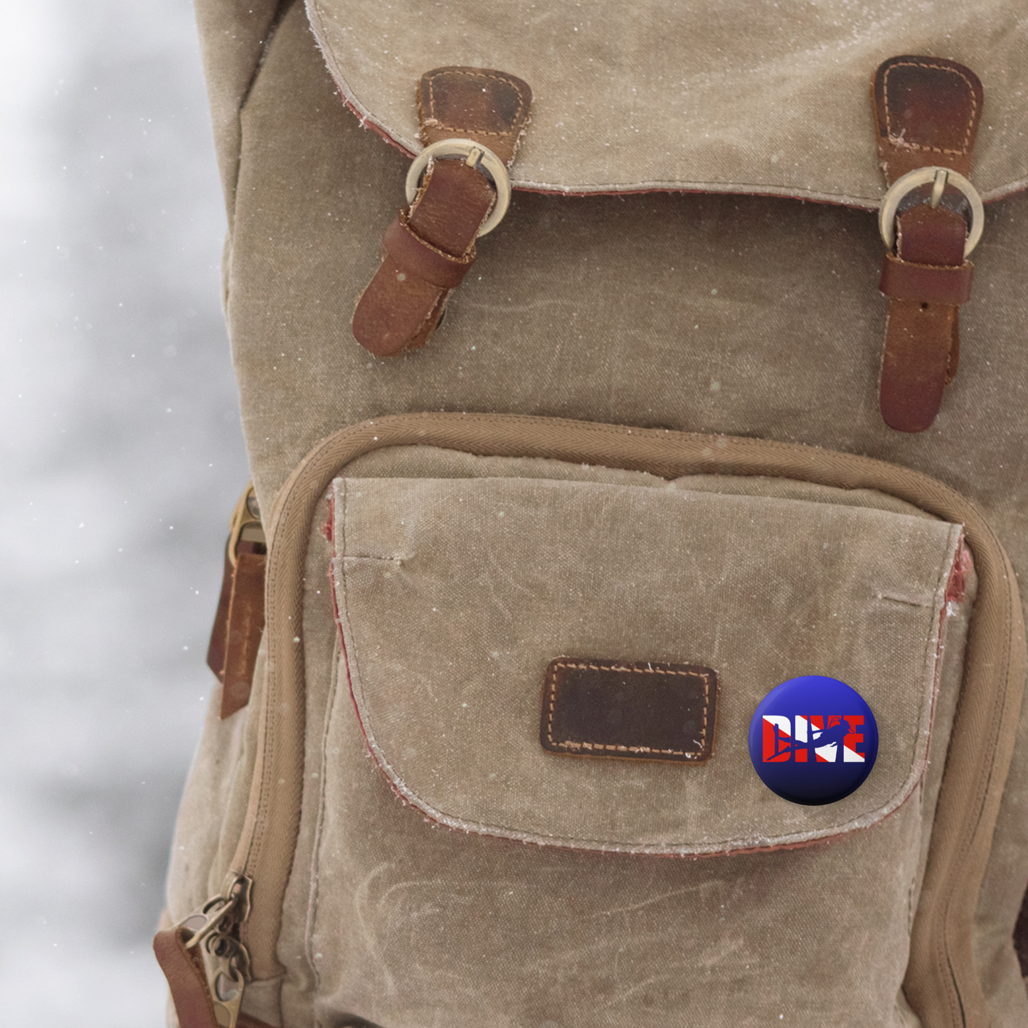 Dive Pin Back Button, Magnet