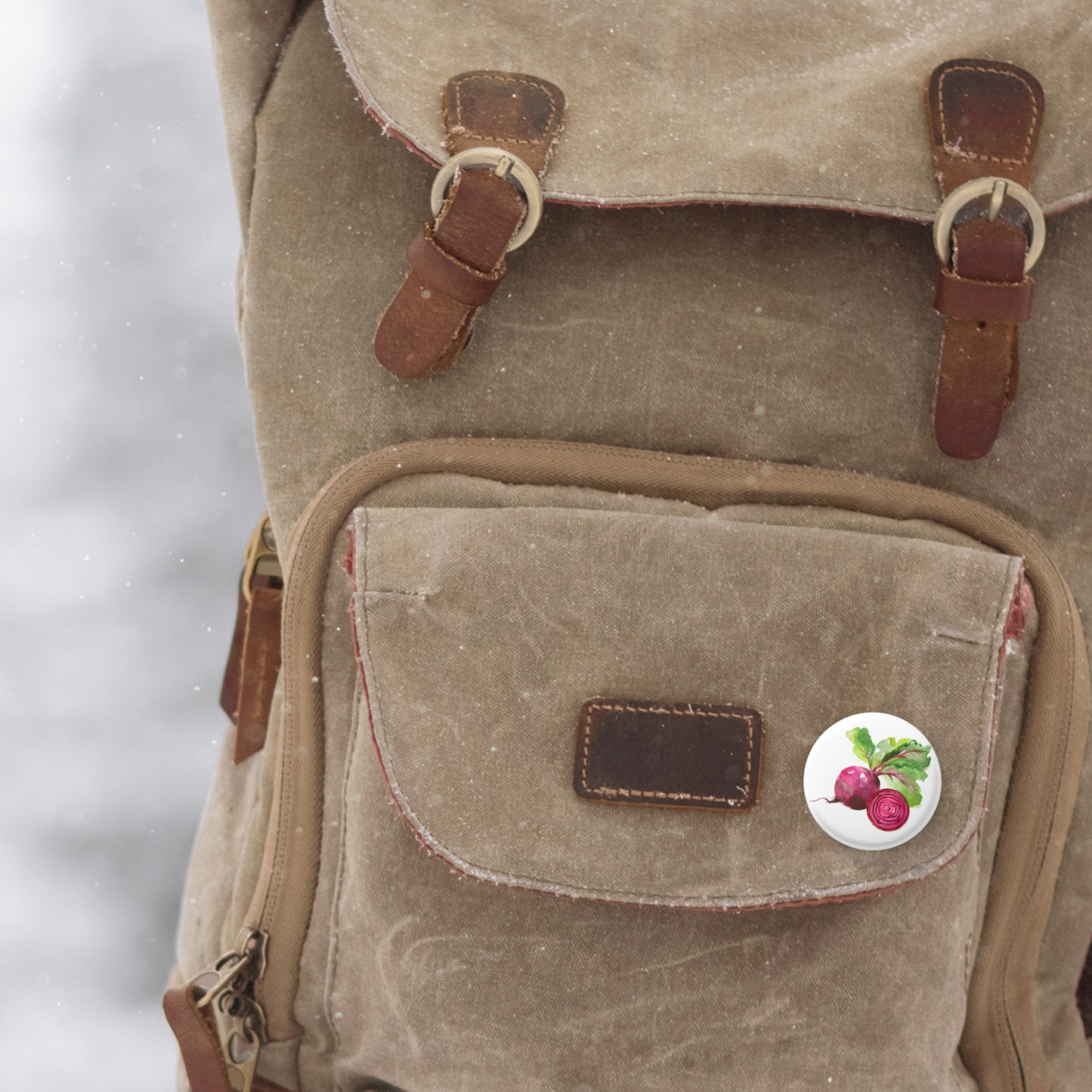 Beets Pin Back Button, Magnet, Keychain