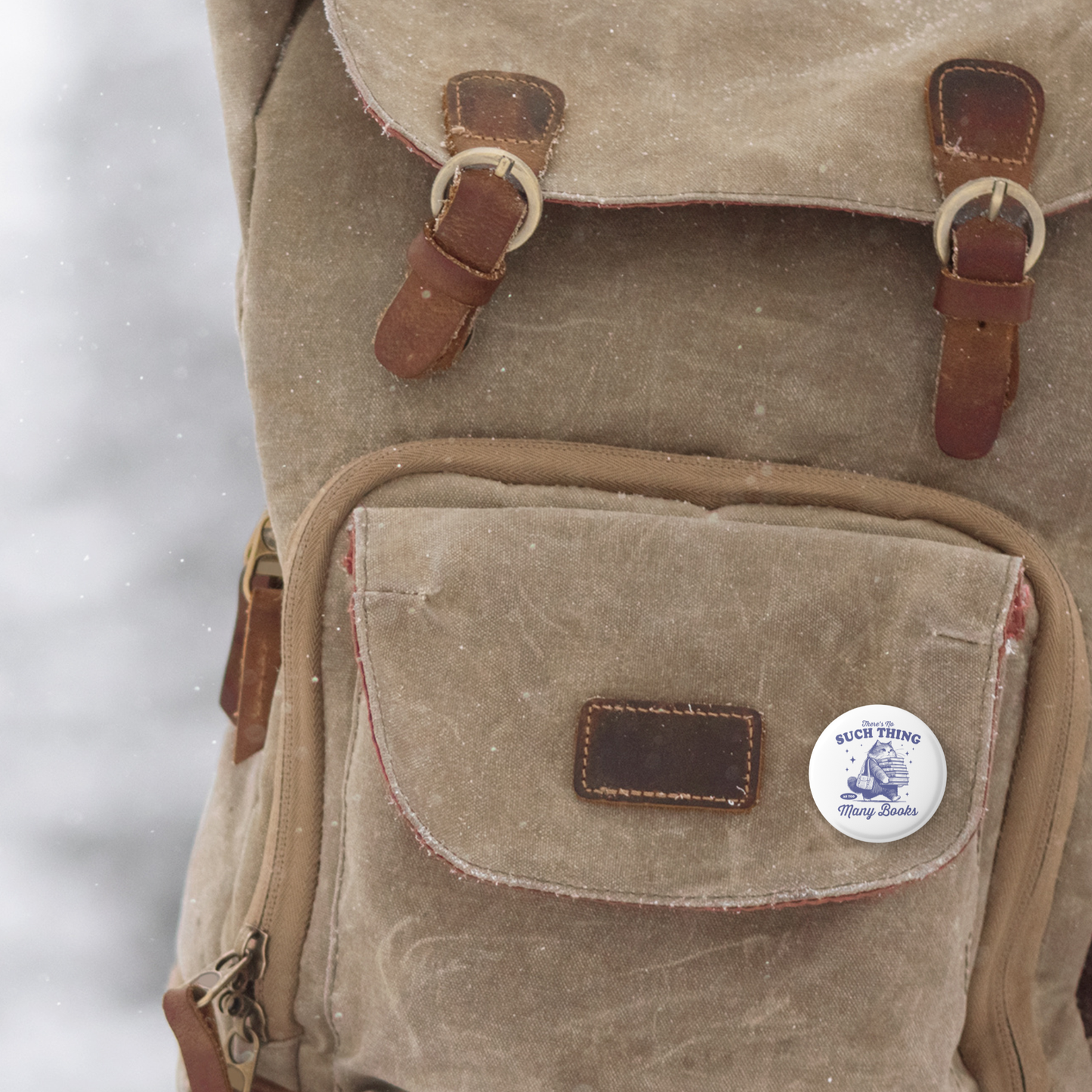 There Is No Such Thing Pin Back Button, Magnet