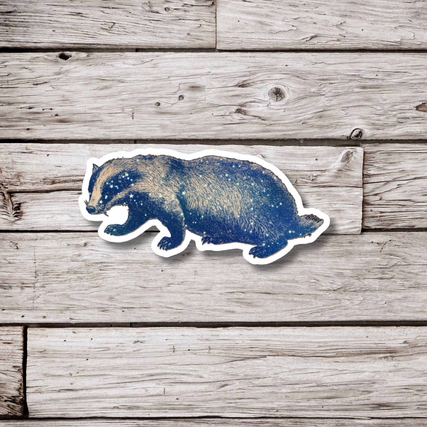 Celestial Badger Sticker