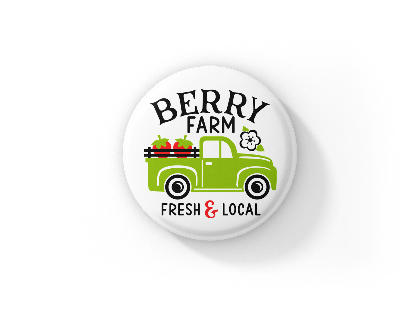 Berry Farm Pin Back Button, Magnet, Keychain