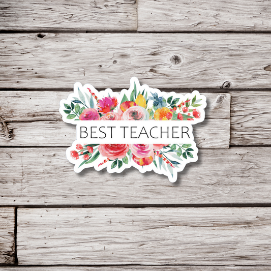 Best Teacher Sticker