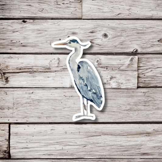 Blue Heron Sticker