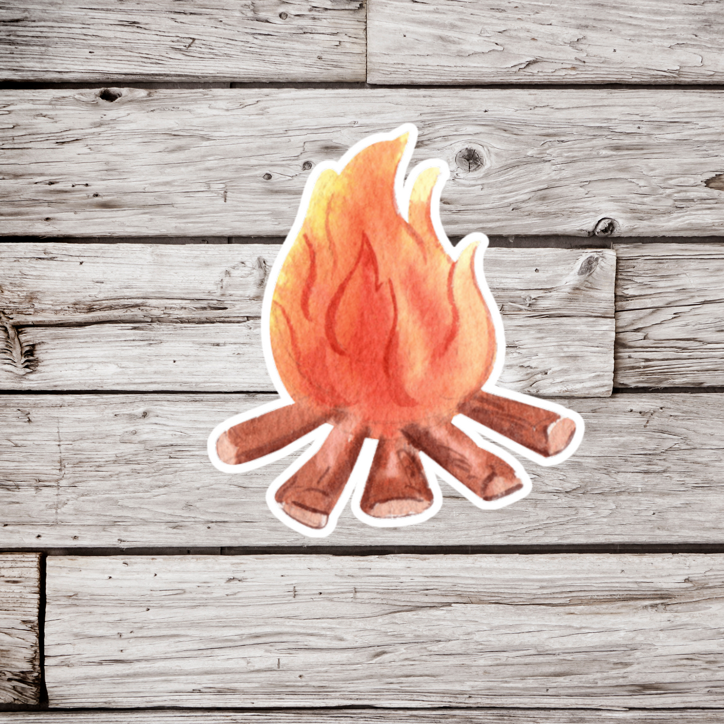 Campfire Sticker