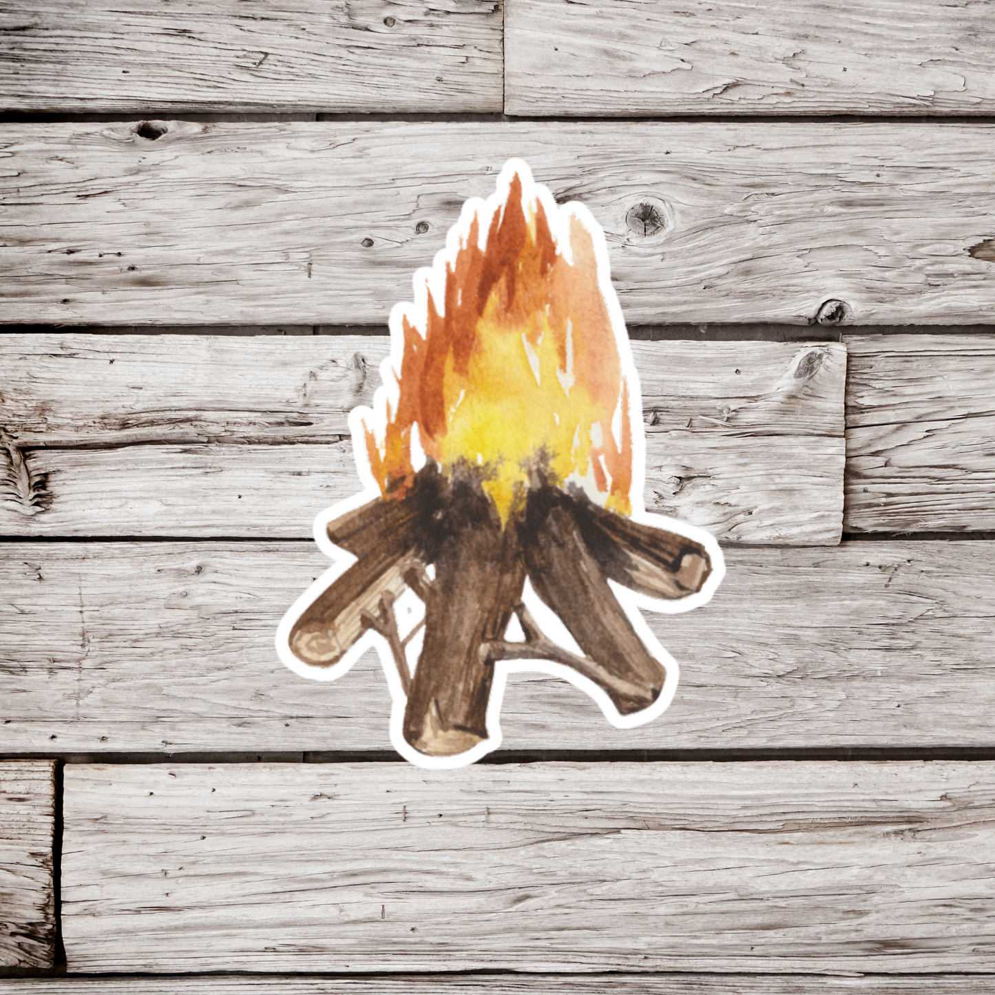 Campfire Sticker